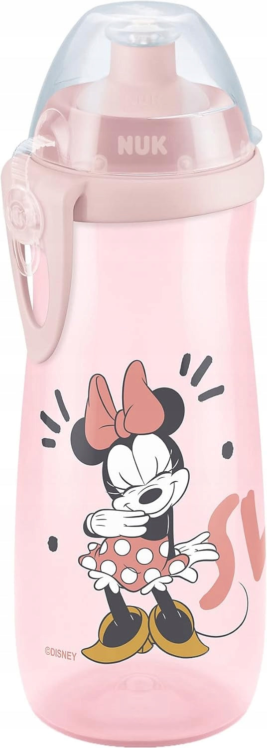 NUK Sports Cup Minnie STICLĂ 24 m+ tetină push-pull 450 ml