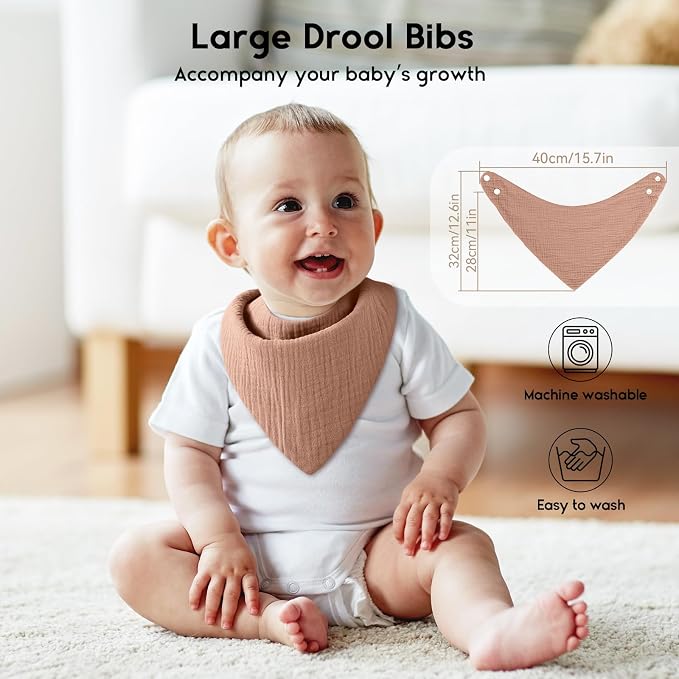 YOOFOSSS muslin bibs x10