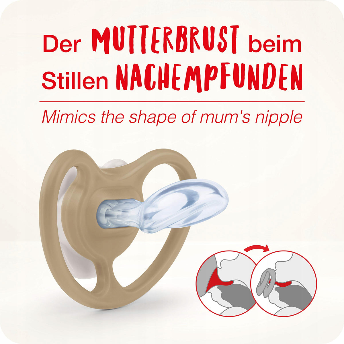 NUK Space siliconen fopspeen x2 0-6 maanden + doosje