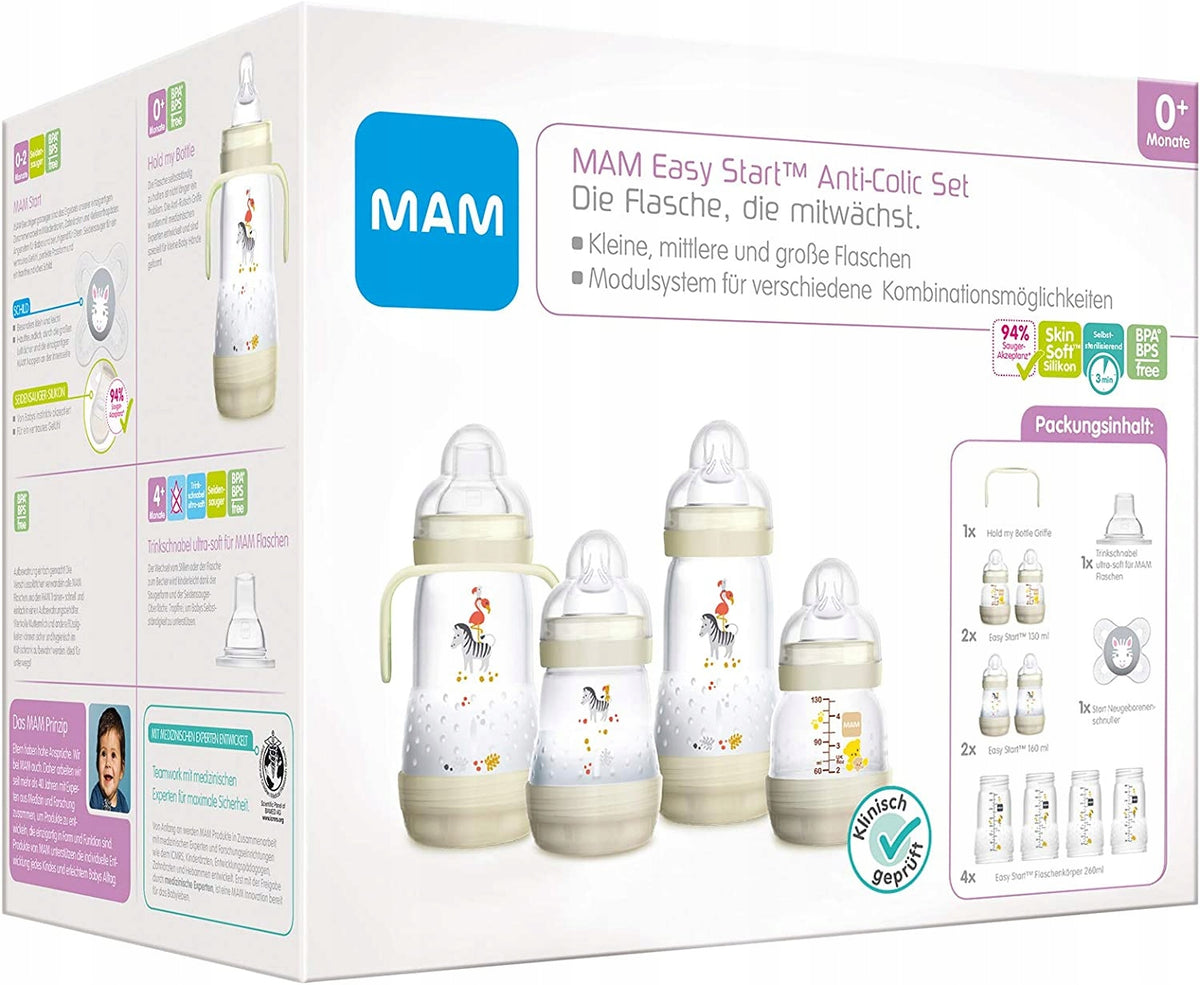 MAM Easy Start Anti-Colic beige color - pattern as in the second photo