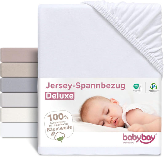 BABYBAY prześcieradło z gumką do Boxspring XXL 105x57,5cm