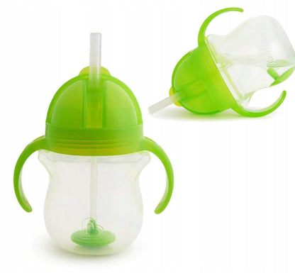 MUNCHKIN Tip&Sip tasse anti-fuite 6m+ 207ml paille lestée