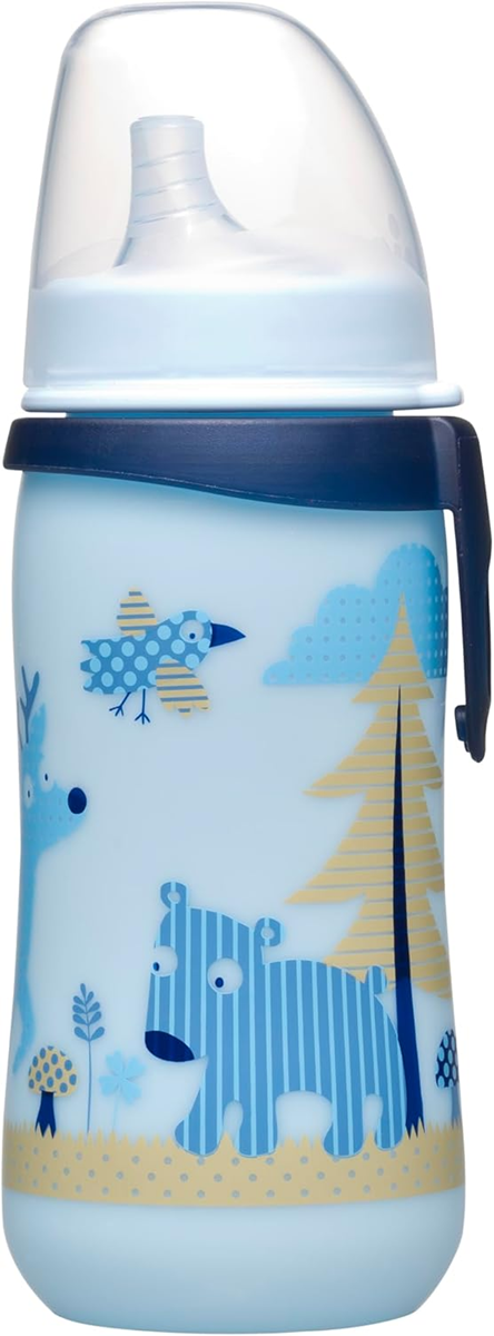 NIP First Cup cseppmentes itatópohár puha ivócsőrrel 330 ml 12 hónap+ LAS