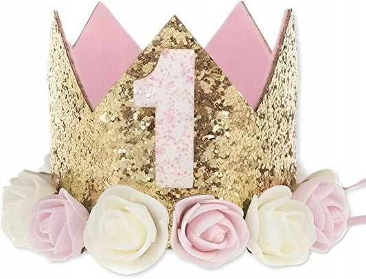 VOARGE gouden prinsessenkroon voor eerste verjaardag