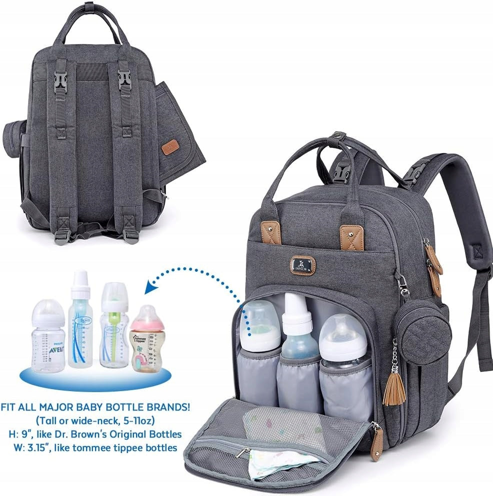 DIKASLON sac à dos pour poussette avec accessoires