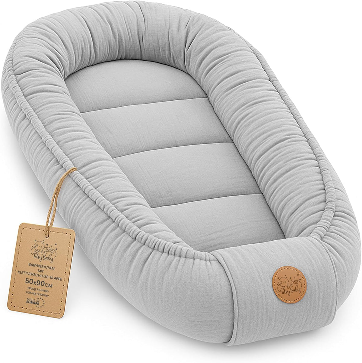 muszlin babakokon fészek 90 x 50