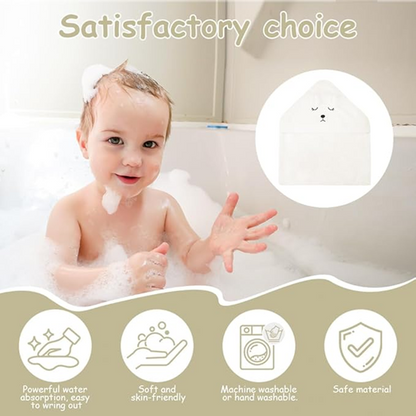 AOLSO bath towel with hood