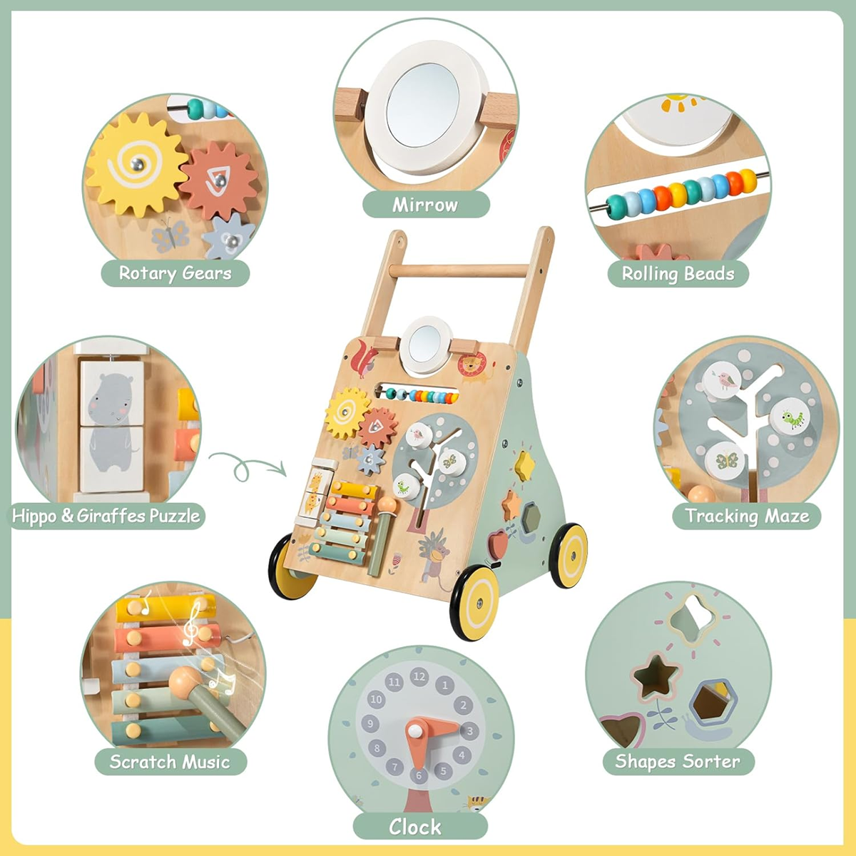 HENGBO JC1352 multifunctional baby walker