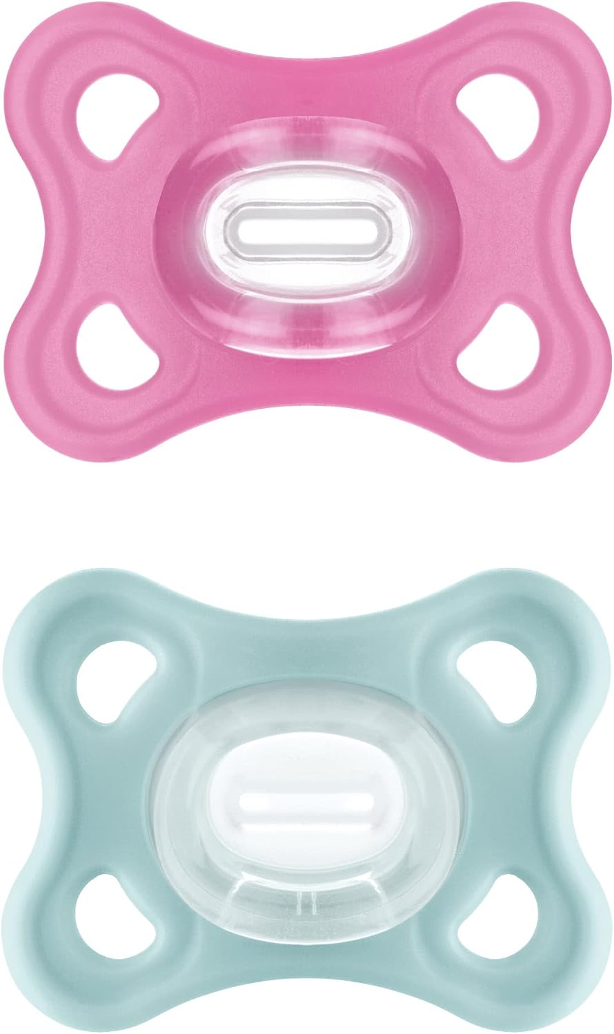 MAM Comfort sut flaske af silikone x2 3-12m