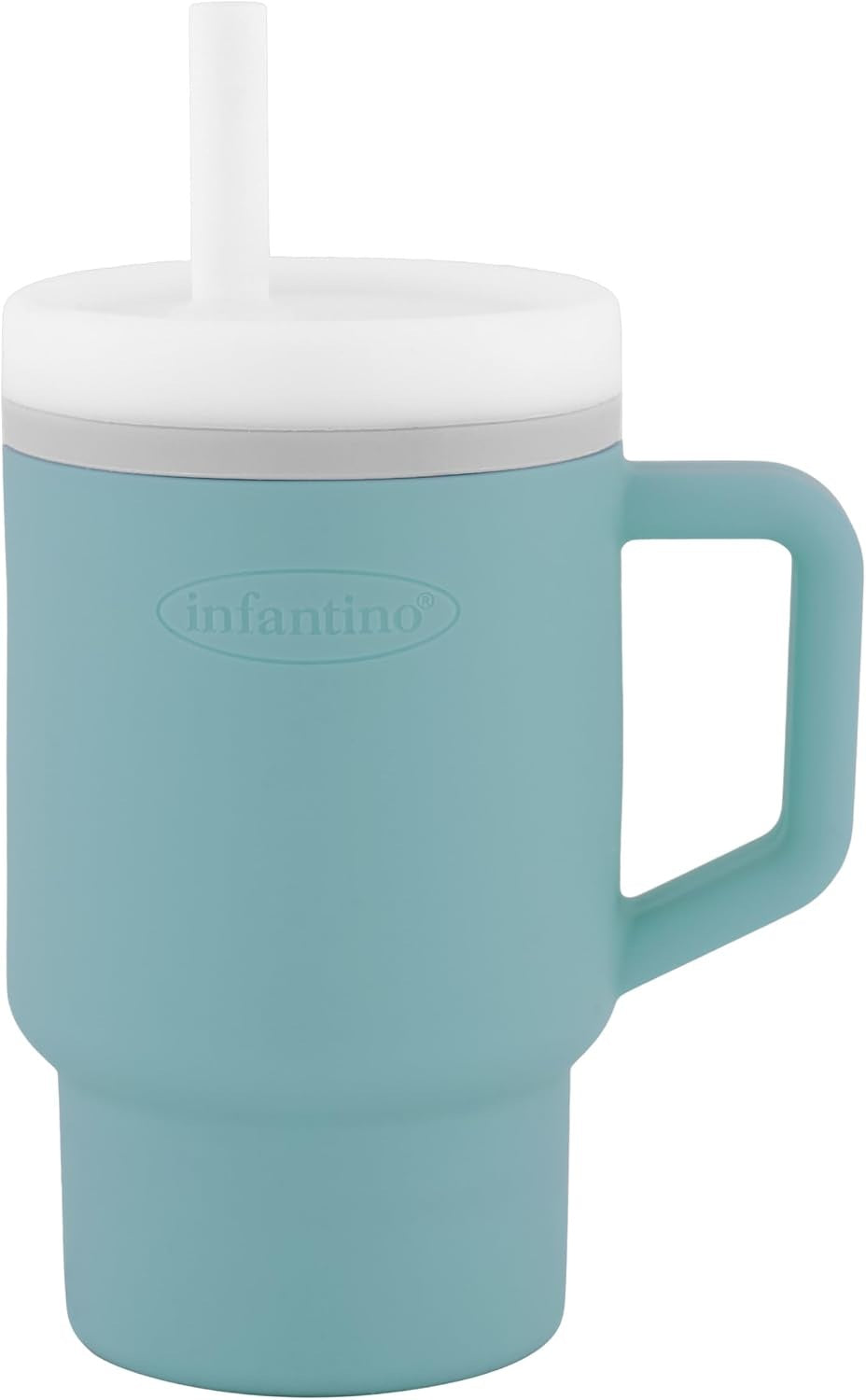 INFANTINO My 1st Tumbler silikonekop med drikketud 266 ml 6 m+