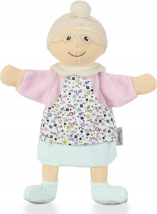 STERNTALER pluszowa pacynka do odgrywania ról BABCIA 26 cm "N. Babcia z tkaniny, bezpieczna dla dzieci 0+