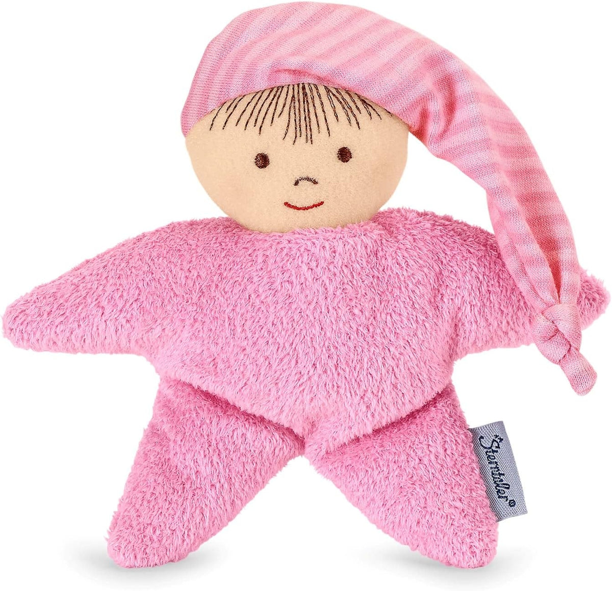 STERNTALER knuffelpop met rammelaar 16 cm