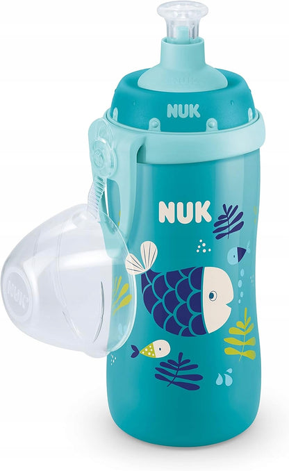 NUK Junior Cup BOUTEILLE 18 m+ bec push-pull 300 ml EFFET CAMÉLÉON