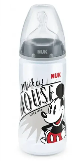 NUK First Choice+ Mickey Mouse butelka 300 ml 6-18 m smoczek M