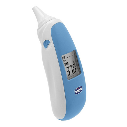 CHICCO Comfort Quick érintésmentes fülhőmérő + 20 fedő és tok