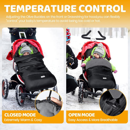 IWYWIND universal stroller footmuff cover 95x50