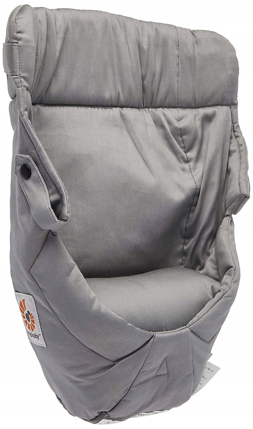 ERGOBABY wkładka do nosidełka Easy Snug szara, ergonomiczne wsparcie dla noworodka, niemal idealny stan