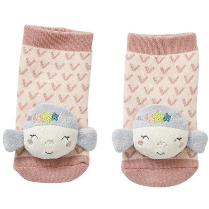 FEHN Havdyr babysokker med rangle 0-12 mdr.