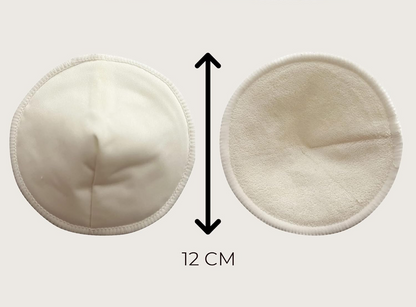 MOM'S PADS bambus-ammeindlæg x14 + vaskepose, kosmetikpung