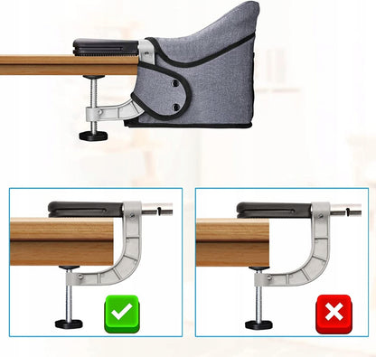 TOOGLE draagbare kinderstoel voor aan tafel