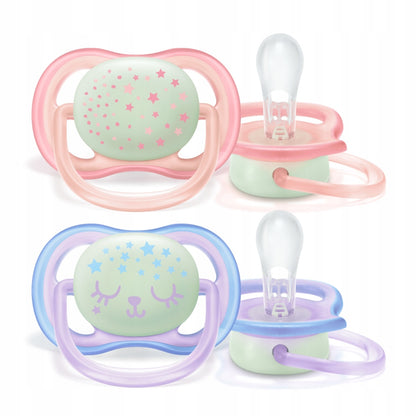 PHILIPS AVENT Ultra Air Night suzete x 2 0-6 luni