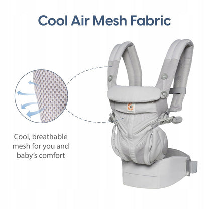 ERGOBABY OMNI 360 COOL AIR MESH ergonomikus babahordozó 3,2-20,4 kg