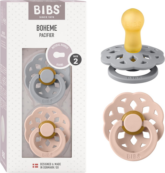 BIBS BOHEME Schnuller 2er-Pack 6 Mon.