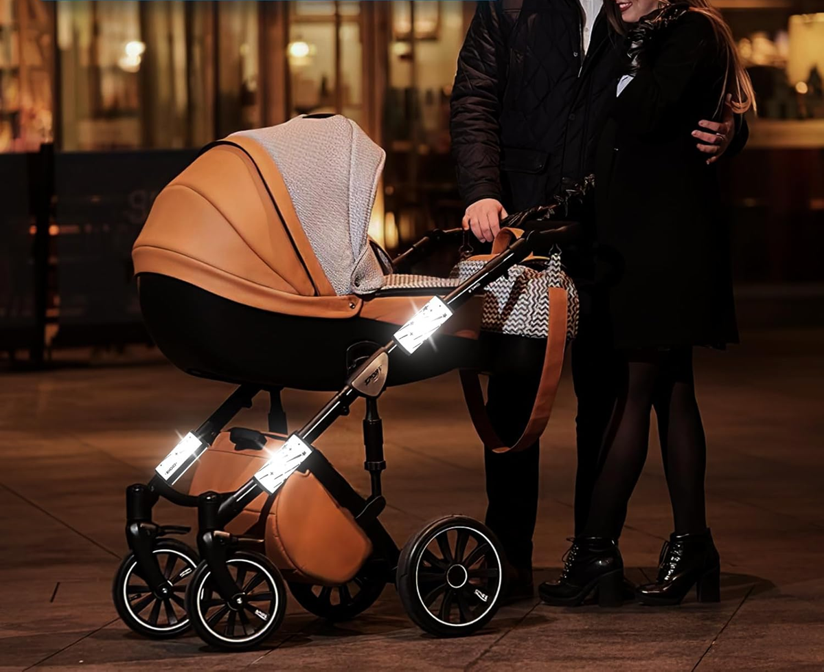 COCHIE fényvisszaverő tépőzár babakocsira és másra 10 15 db cm 5 db METEORY