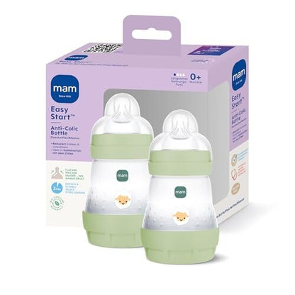 MAM Easy Start butelki antykolkowe 2x160 ml od urodzenia – nowy – zdjęcie 1