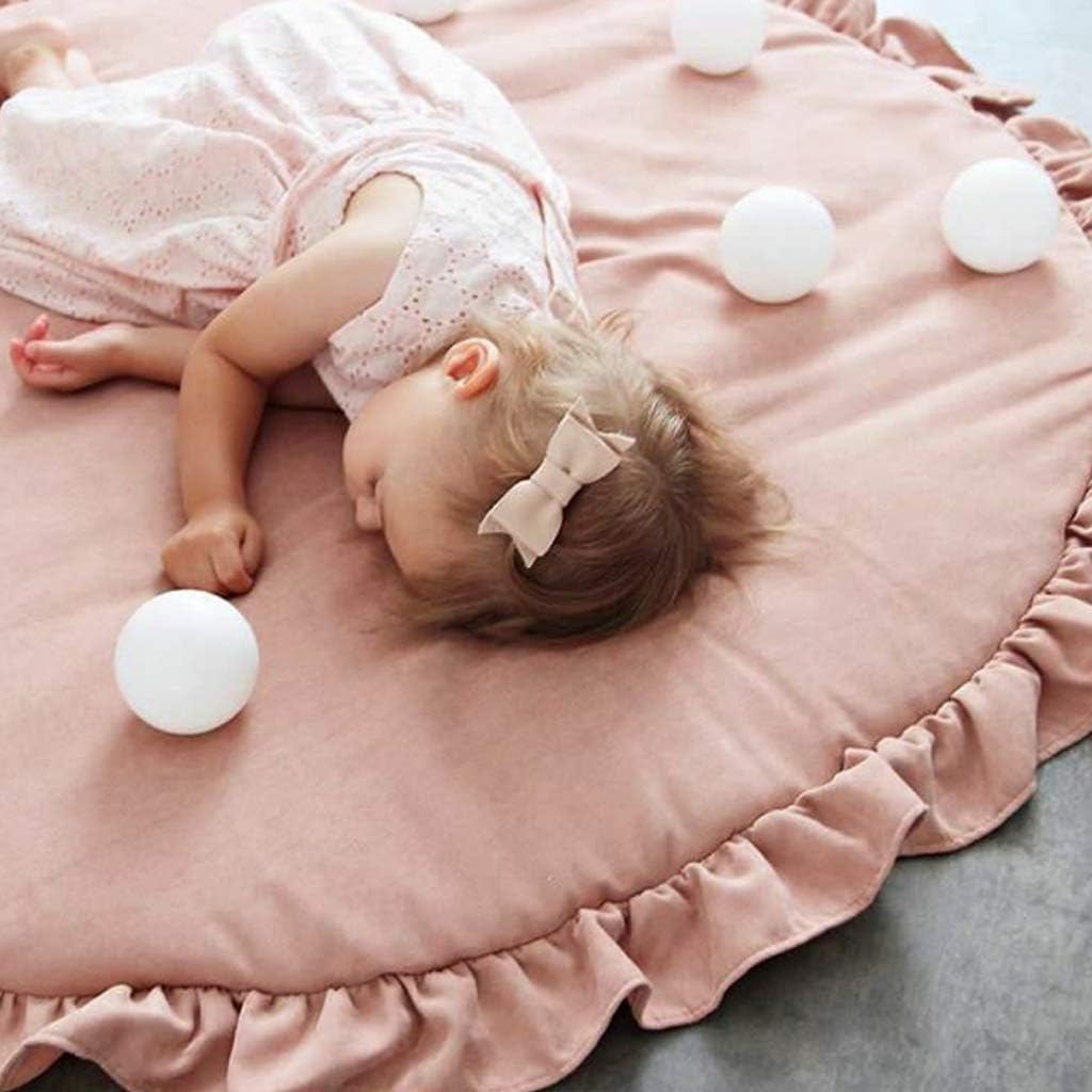 OLDPAPA play mat rug with a ruffled edge, 100 cm