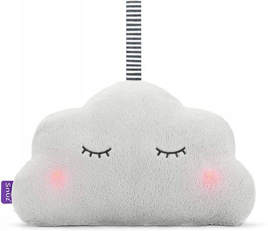 SNUZcloud chmurka USYPIACZ szum BICIE serca szara przytulanka z pozytywką dla dzieci 0+