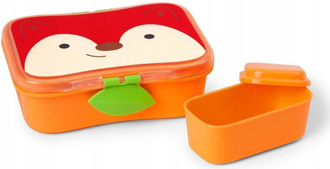SKIP HOP Zoo Lunch Kit - Vos broodtrommel + snackdoos 700 ml