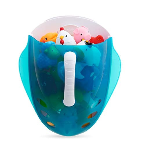 Munchkin Bath Toy Scoop kurv til badelegetøj blå