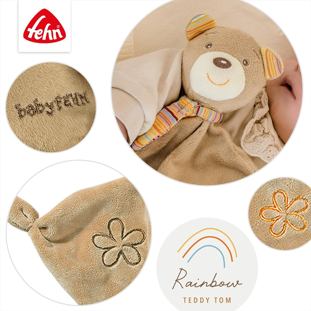 FEHN RAINBOW păturică de confort 26 x 28 cm MIȘ