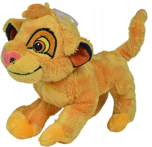DISNEY KRÓL LEW miękka przytulanka 17 cm SIMBA, żółta przytulanka dla dzieci 0+