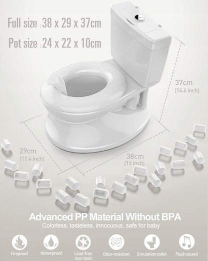 ADOVEL potty with removable insert and sound