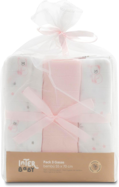INTERBABY bambusz pelenkázóalátétek 55 70 db cm 3 db