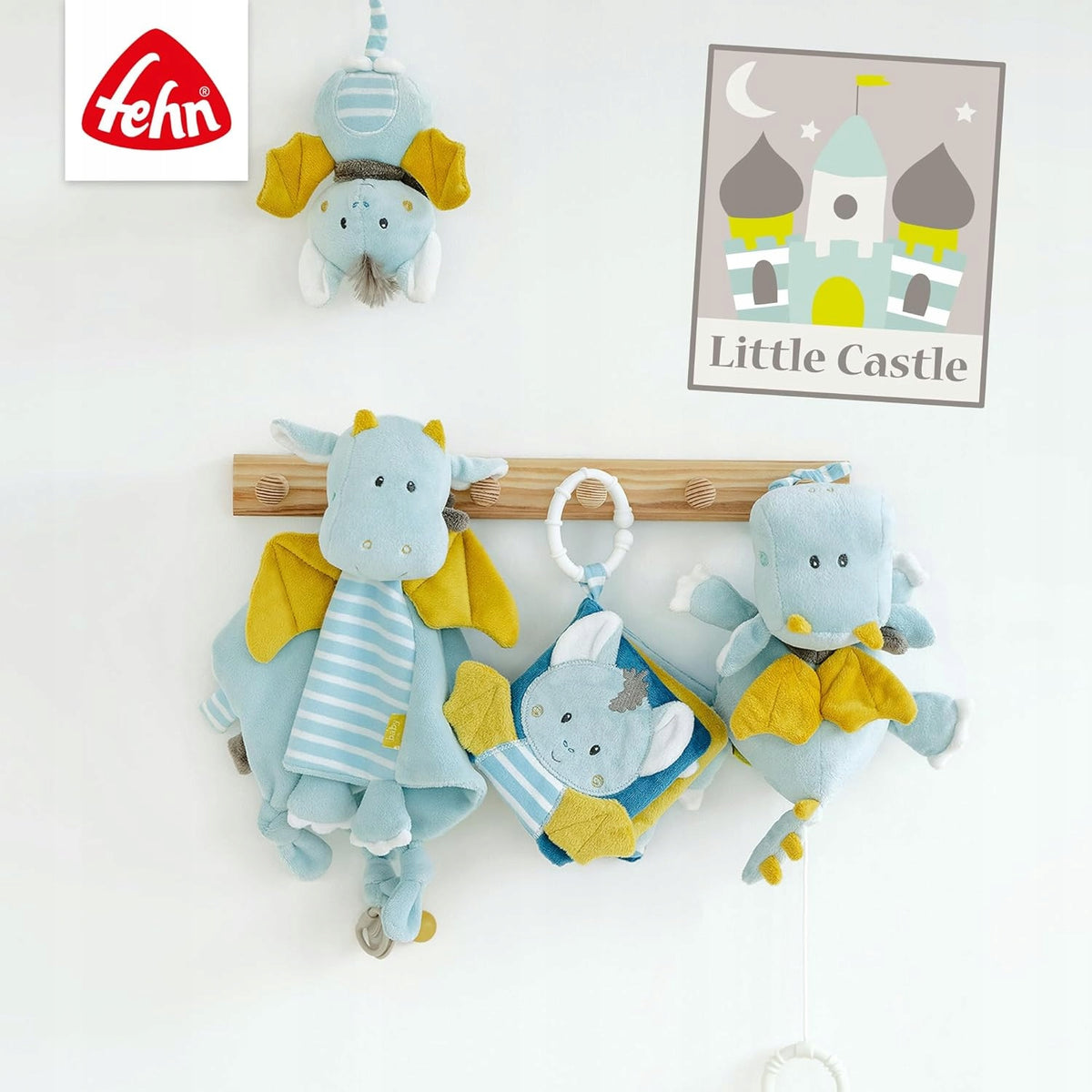 FEHN hanger met rammelaar DRAGON 32x23 cm