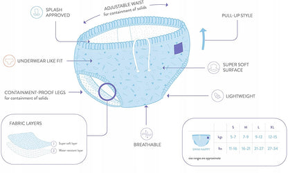 BAMBINO MIO πάνα κολύμβησης εσπεριδοειδή 1-2 ετών