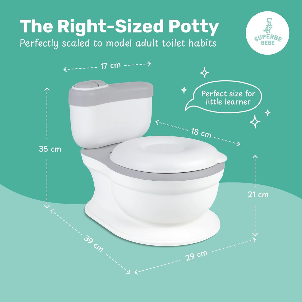 SUPERBE BEBE interactive potty My First Toilet