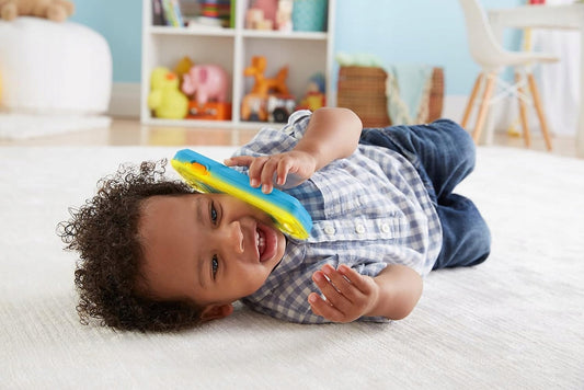 FISHER-PRICE FPR14 "nagraj wiadomość" smartfon interaktywny J.NIEMIECKI