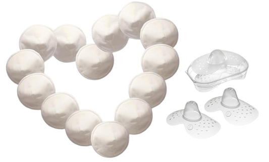 MOM'S PADS bambusz szoptatási betétek 14 db + mosózsák, kozmetikai táska