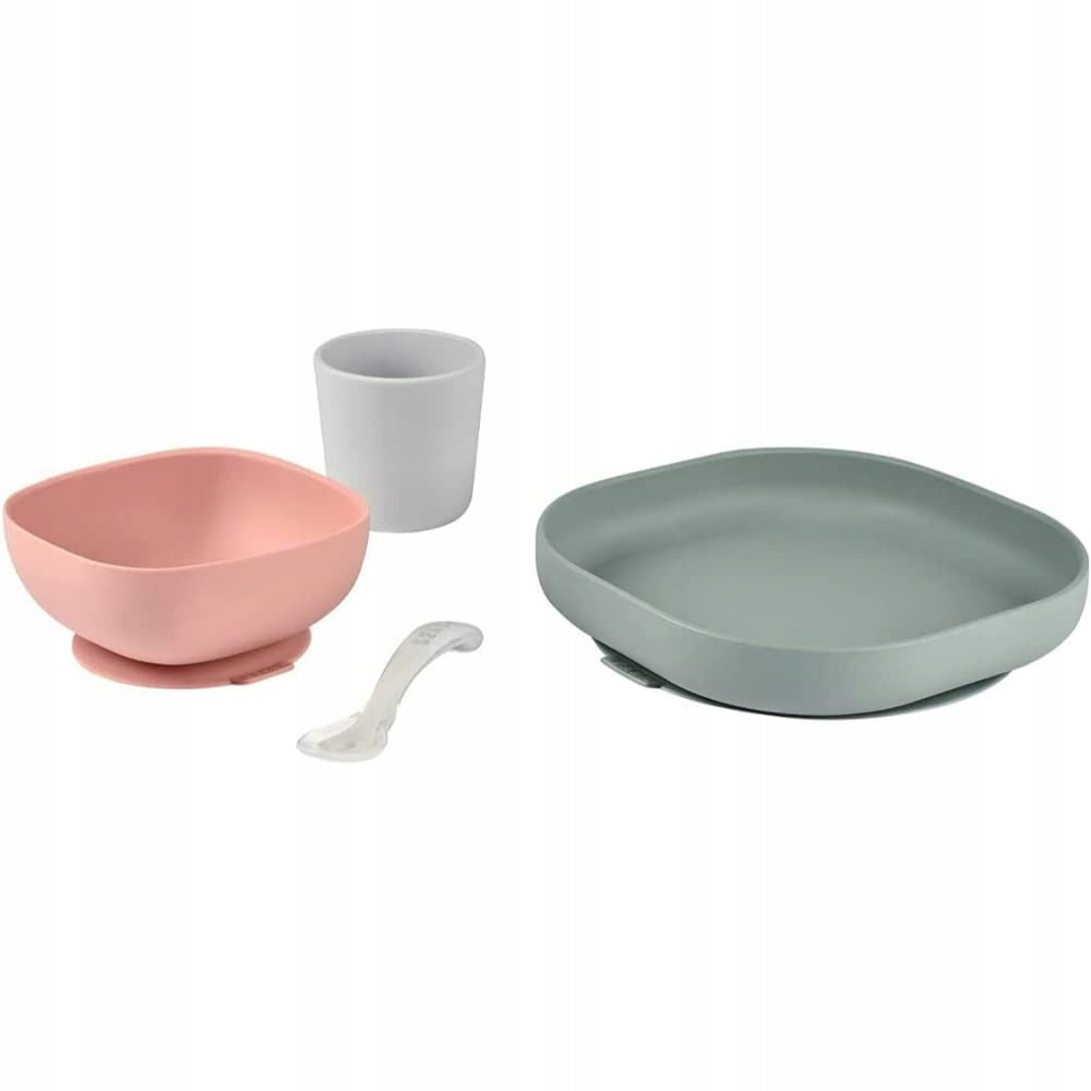 BEABA silicone utensil set