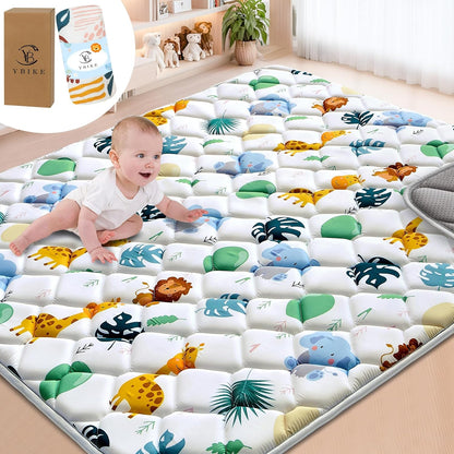 Baby play mat with non-slip underside, 180x150