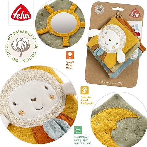 Fehn fehnNATUR książeczka sensoryczna Owieczka 11x11 cm – zdjęcie 5