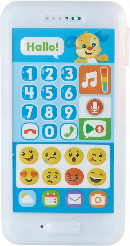 FISHER-PRICE FPR14 "nagraj wiadomość" smartfon interaktywny J.NIEMIECKI
