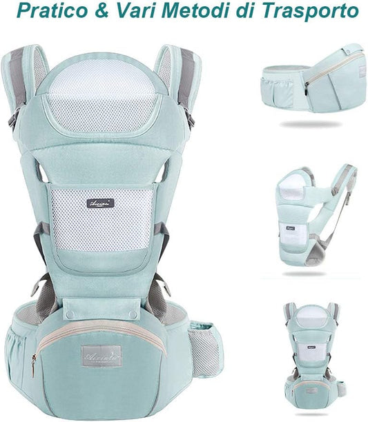NOSIDEŁKO ergonomiczne z pasem biodrowym 11w1