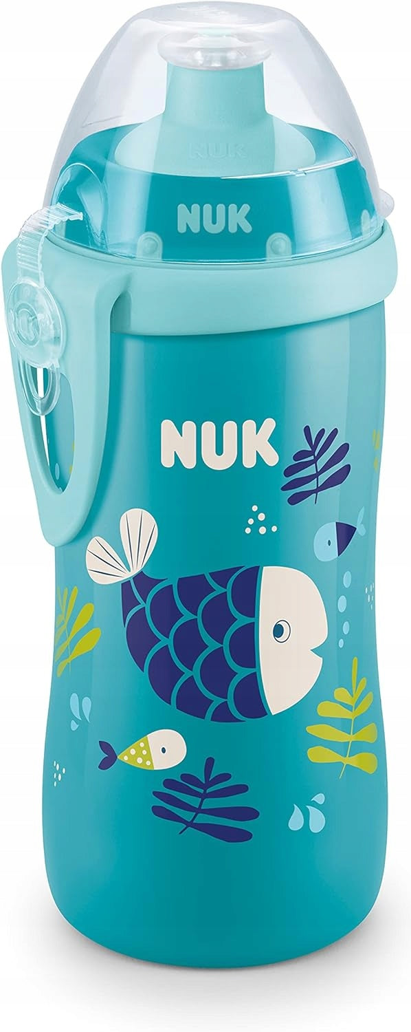 NUK Junior Cup BOUTEILLE 18 m+ bec push-pull 300 ml EFFET CAMÉLÉON