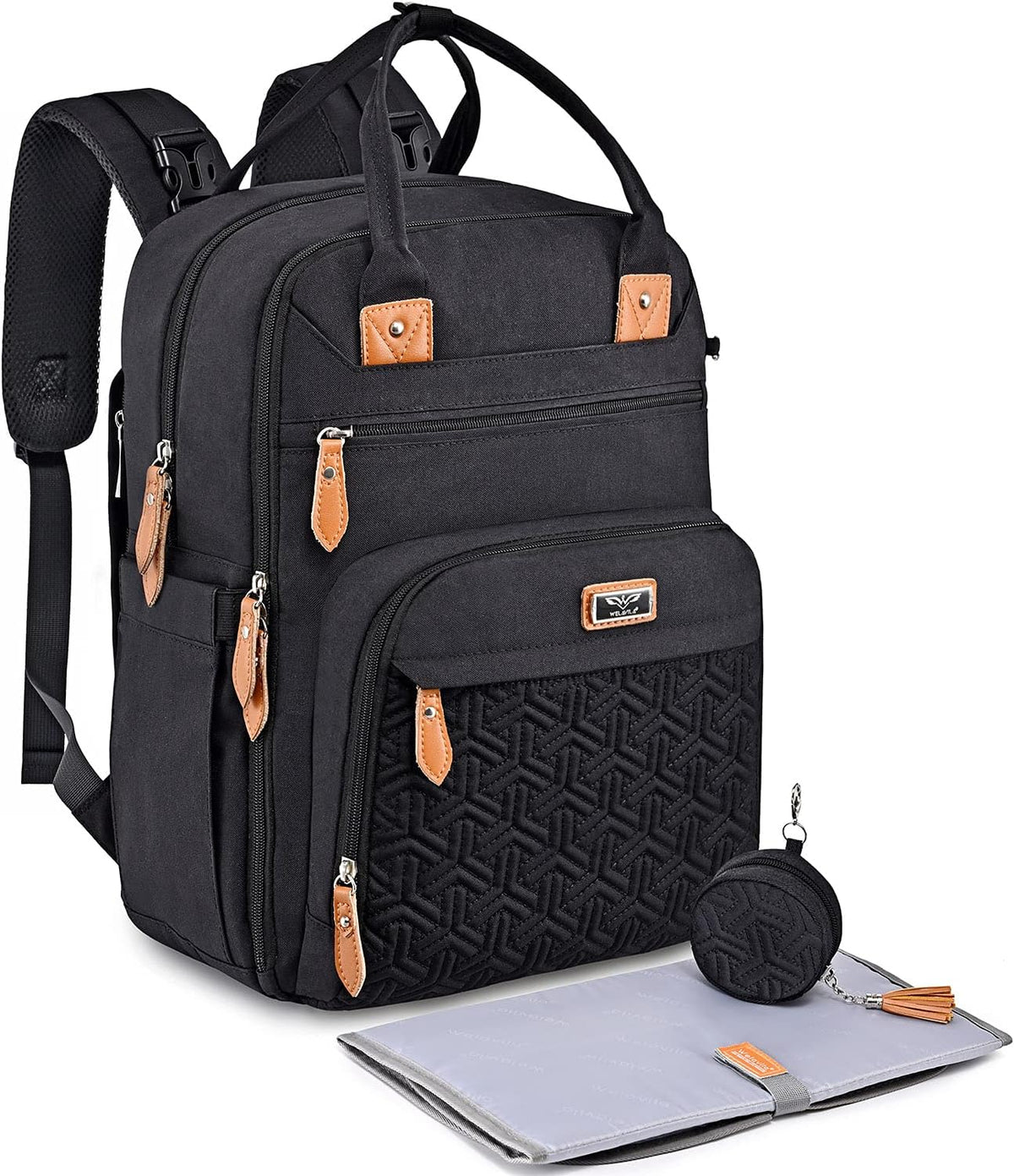 WELAVILA accessory backpack with changing pad