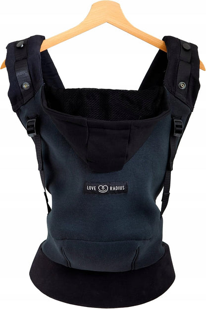 LOVE RADIUS porte-bébé ergonomique avec capuche HOODIE CARRIER